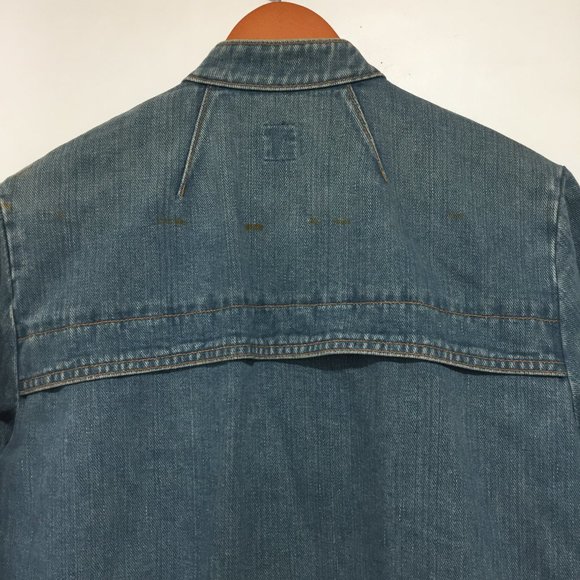 VINTAGE GAP MOTO DENIM JACKETS SIZE M - Picture 7 of 10